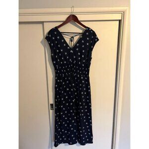 Waist-Defined Midi Dress